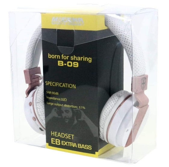 Cascos HeadPhones Bluetooth EB Extra Bass Blanco