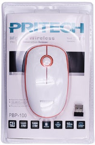 Mouse Pritech PBP-100 Blanco