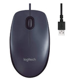 Mouse Con Cable USB Logitech B100 Negro